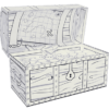 Pirate's Chest Box B/W (Small)