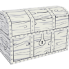 Pirate's Chest Box B/W (Small)